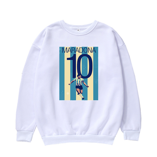 Custom Printing Diego Maradona Blank Pullover Sweatshirt for Pray for Maradona