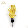 High Quality Custom Wedding Gift Zinc Alloy Metal Swan Wine Bottle Stopper