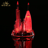 Dubai Skyline Famous Landmarks Crystal Replica Gift Tourist Souvenir