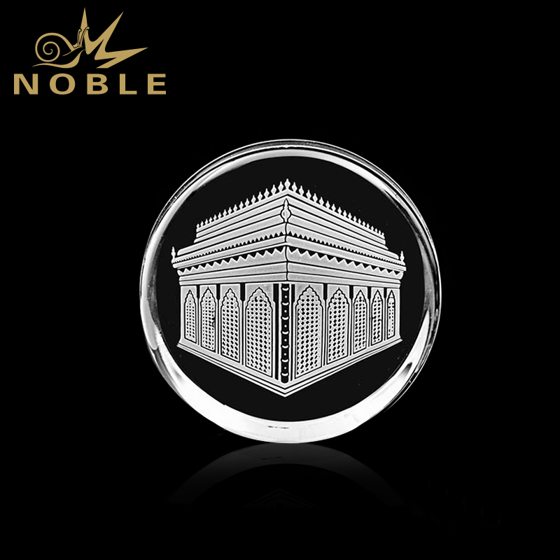 Custom Islamic Religious Souvenir Gift Blessed Zarih Crystal Paperweight