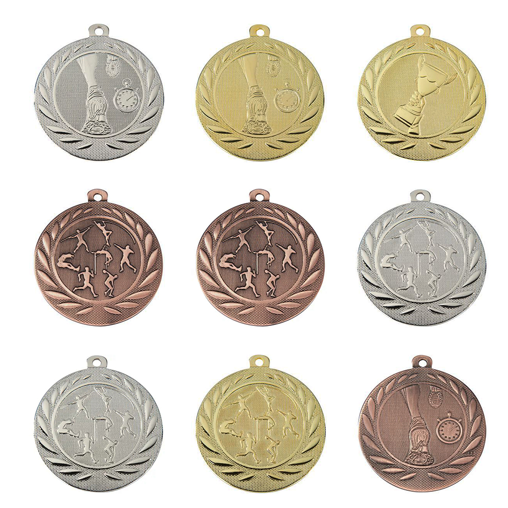 Wholesale Cheap Gold Silver Bronze Metal Business Gift Karate Trophy Award Sports Blank Medal