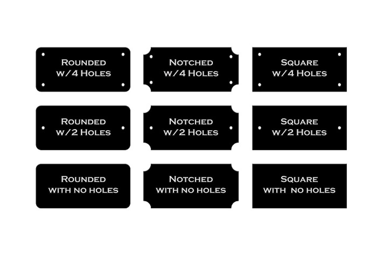 Noble Different Size High Quality Support Laser Engraving Black Metal Aluminum Plate Sheet