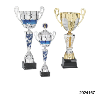 2024 New Design Different Size Custom Made Marble Base Sports Golf Soccer Basketball Marathon Custom Logo Gold Metal Silver Dance Trophy Cup 