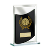 Noble Manufacturer Wholesale Glass Plaque With Custom Printing Logo UK Gift Personalized Sports Soccer Trophy Award 