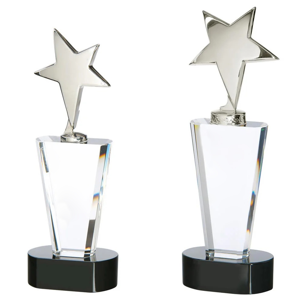 Noble Manufacturer Wholesale Glass Plaque With Custom Printing Logo UK Gift Personalized Sports Star Trophy Award 