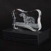 Noble Manufacturer Wholesale UK Gift Personalized Pet Crystal Glass Dog Souvenir Plaque Hanger