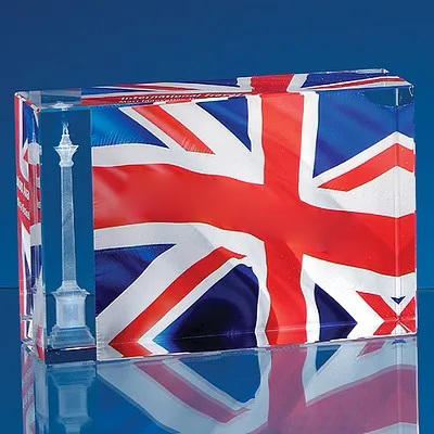 Noble Manufacturer Wholesale Glass Plaque With Custom Printing Logo UK Gift Personalized Sports Soccer Trophy Award Plaque