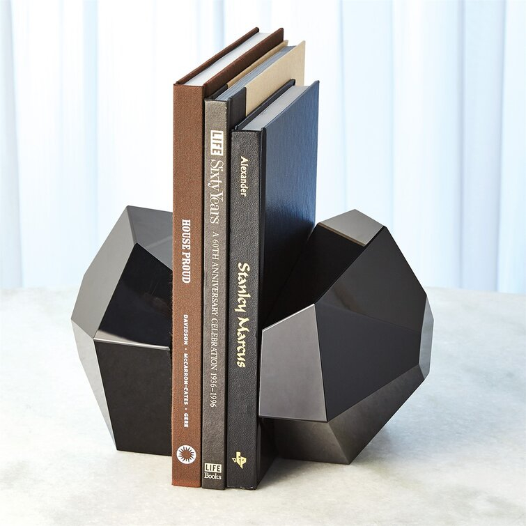 Noble Manufacturer Transparent Crystal Achievement Custom Bespoke Logo Business School Office Desk Gift Hand Craft Bookend