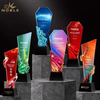 Noble New Product Blade Resin Crystal Trophy Medal Creative Color Printing High-grade Atmospheric Honorary License Trophy Award