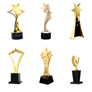 Noble 2023 Metal Star Business Gift Anniversary Custom Bespoke Logo Sports Star Trophy Award Craft