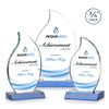 Noble Wholesale Cheap Different Color Options Outdoor Sports Business Gift Custom Personalized Logo Glass Trophy Award Plaque