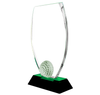 Noble Crystal Glass outdoor Sports Customized Personalized Bespoke Logo Engraved Hole in One Golf Trophy Award