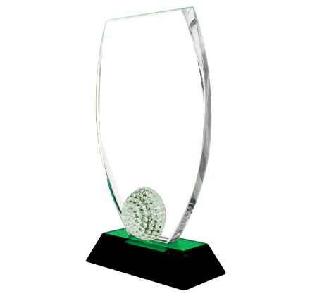 Noble Crystal Glass outdoor Sports Customized Personalized Bespoke Logo Engraved Hole in One Golf Trophy Award