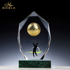 Noble Marble Metal Golf Ball Crystal Outdoor Sports Customized Personalized Bespoke Golf Trophy 