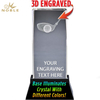 Noble Crystal Cube 3D laser Golf Custom Logo Golf Trophy Awards