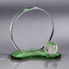 Noble High Quality Crystal Golf Ball Sports Awards Custom Bespoke Logo Golf A Hole in One Trophy Hand Craft