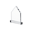 Noble Home Plate Crystal Glass outdoor Sports Customized Personalized Bespoke Logo Golf Trophy Award