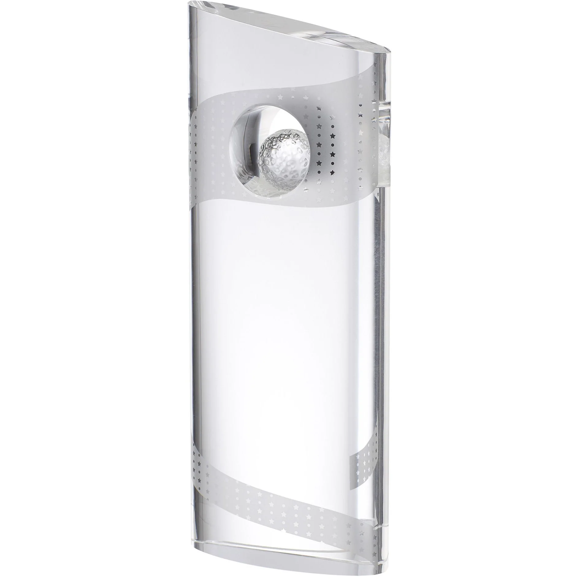 Noble Manufacturer Crystal Glass Outdoor Sports Gift Customized Personalized Bespoke Logo Golf Trophy Award Hand Craft