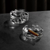 Noble Crystal Glass Colors Optical Crystal Award Trophy Award Custom Logo Business Office Gift Ashtray Hand Craft