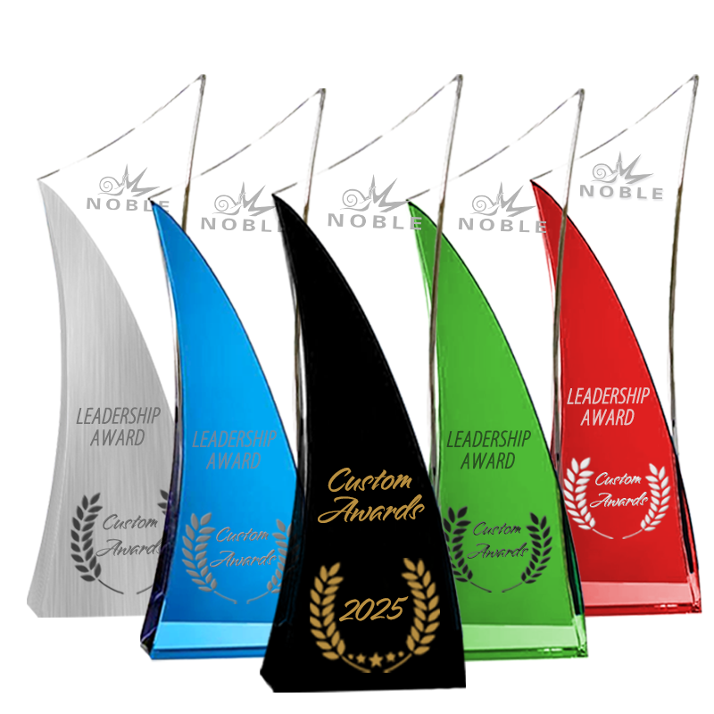 Noble Custom Design High Quality Crystal Peak Tower Achievement Awards
