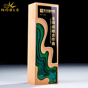 Noble New Design Custom Wooden Trophy with Custom Engraving