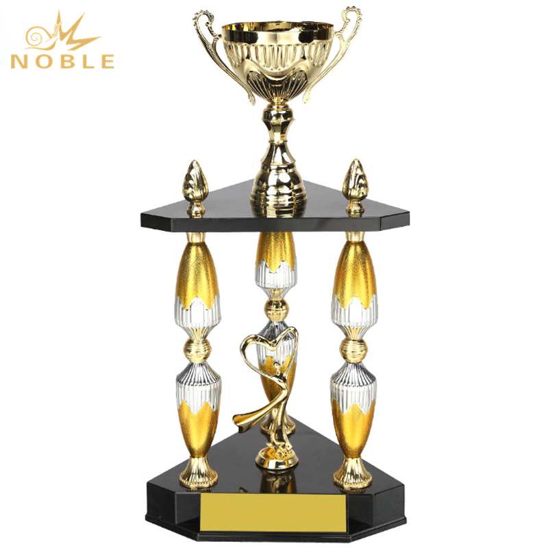 Large Metal Trophy for Dance Championship 