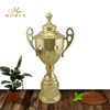 Gold Plated Metal Trophy Tennis Sports Award