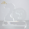 Custom Made Crystal Twenty Five Years Anniversary Trophy Award