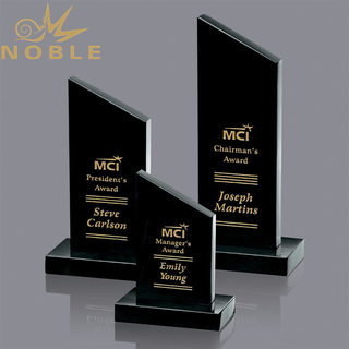 Unique Design Custom Black Crystal Award Plaque