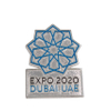 High Quality UAE Dubai EXPO 2020 Souvenir Gifts Custom Metal Pins Badges New Design Metal Key Chain