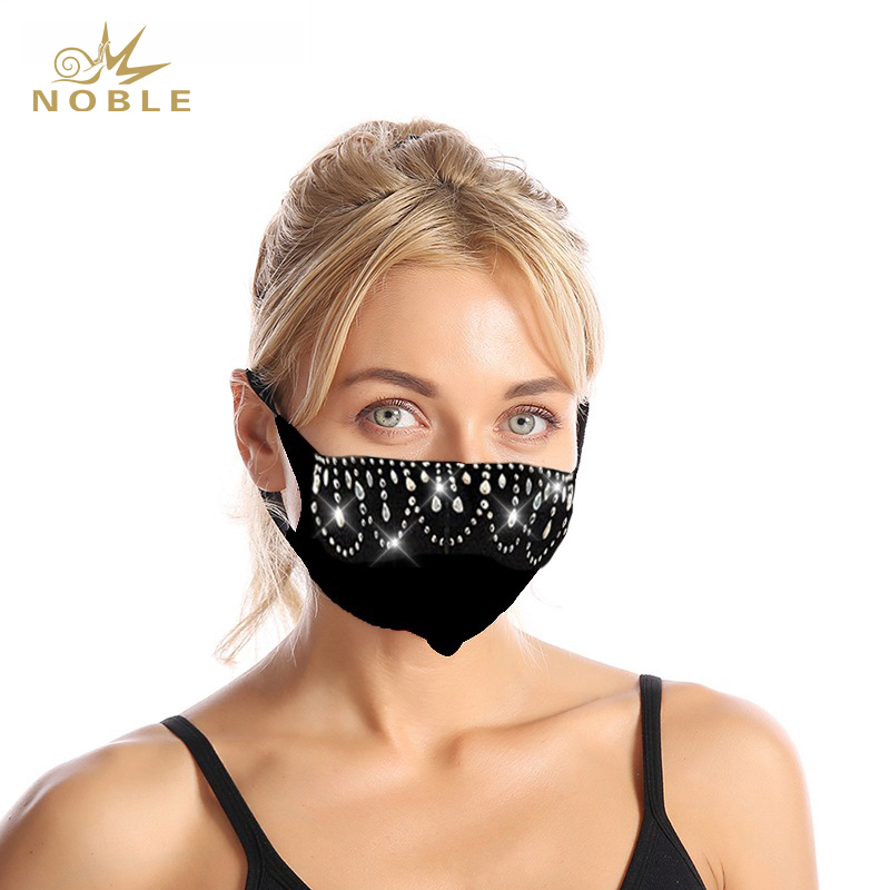 Best Selling Women's Rhinestone Fashionable Face Decoration Party Mask