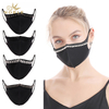 High Quality Washable Reusable Diamond Decorative Face Mask as Gifts