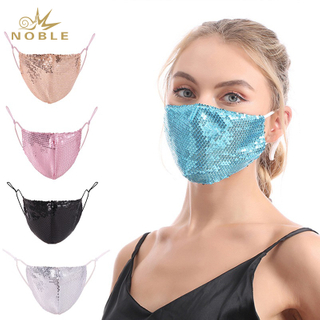 Sequins Masks Glitter Washable Face Mask Masquerade Ball Party Facial Decoration Mask for Women