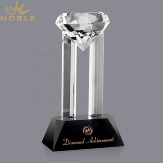 New Design Custom Diamond Crystal Award Trophy
