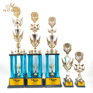 Metal Crafts Supplier China Wholesale Sport Prize Series Metal Assembled Sports Trophy