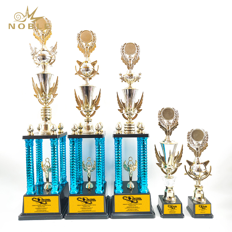 Metal Crafts Supplier China Wholesale Sport Prize Series Metal Assembled Sports Trophy