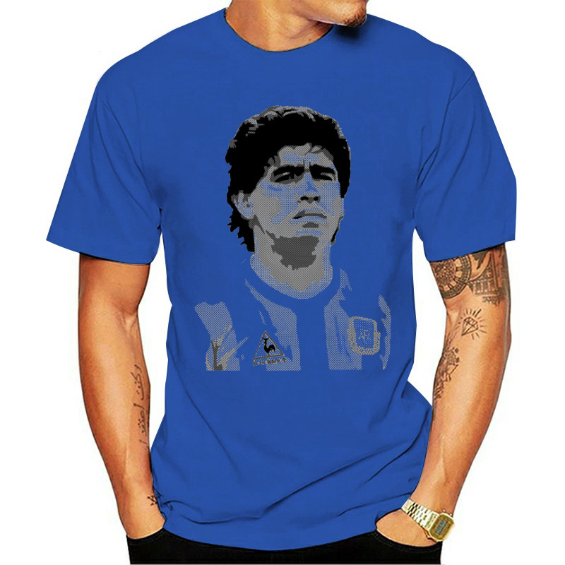 Dropshipping Men's 3D T-shirts Graphic Print Custom RIP Diego Maradona Vintage T-shirt for Pray for Maradona