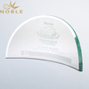  Custom Jade Glass Beveled Bent plaque trophy