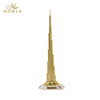Noble High Quality Custom 3D Crystal Building Model Dubai Famous Landmark Crystal Replica Tourist Souvenir Gifts