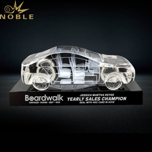 High Quality 3D Model Crystal Car Trophy Award