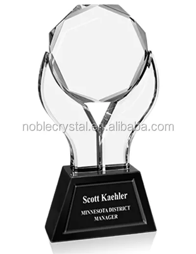  New Design Custom Crystal Sunflower Trophy Award As Business Souvenir Gift