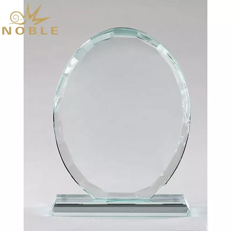  Oval Shape Trophy Plaques Cheap Jade Glass Awards