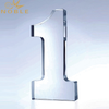 High Quality Custom Number Crystal Trophy