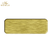 Noble Metal Aluminum Name Plate With Custom Bespoke Photo Logo Promotional Business Gift Office Desk Decoration Hand Craft