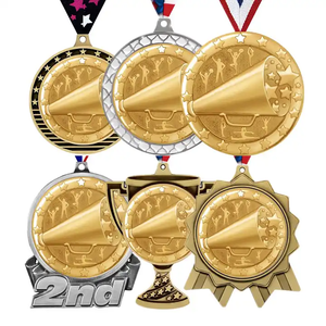 Hot Selling Metal Sports Medal Custom Insert Cheerleading 3D Medals