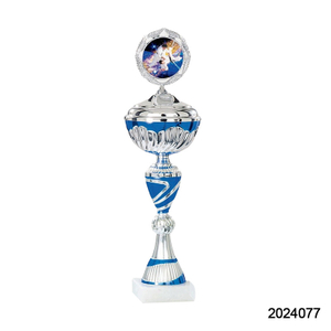 2024 New Design Different Size Custom Made Marble Base Sports Golf Soccer Basketball Marathon Custom Logo Silver Metal Gold Dance Trophy Cup 