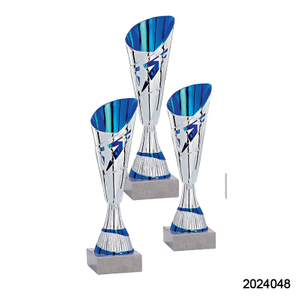 2024 New Design Different Size Custom Made Marble Base Sports Golf Soccer Basketball Marathon Custom Logo Silver Metal Gold Dance Trophy Cup 