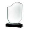 Noble Manufacturer Wholesale UK Gift Personalized Sports Soccer Black Crystal Glass Trophy Award