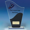 Noble Manufacturer Wholesale Glass Plaque With Custom Printing Logo UK Gift Personalized Sports Soccer Trophy Award 