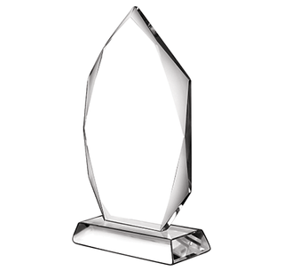 Noble Peak Crystal Glass outdoor Sports Customized Personalized Bespoke Logo Golf Trophy Award